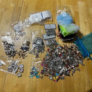 Charms and Gift Bags Lot - Over 800 Pieces